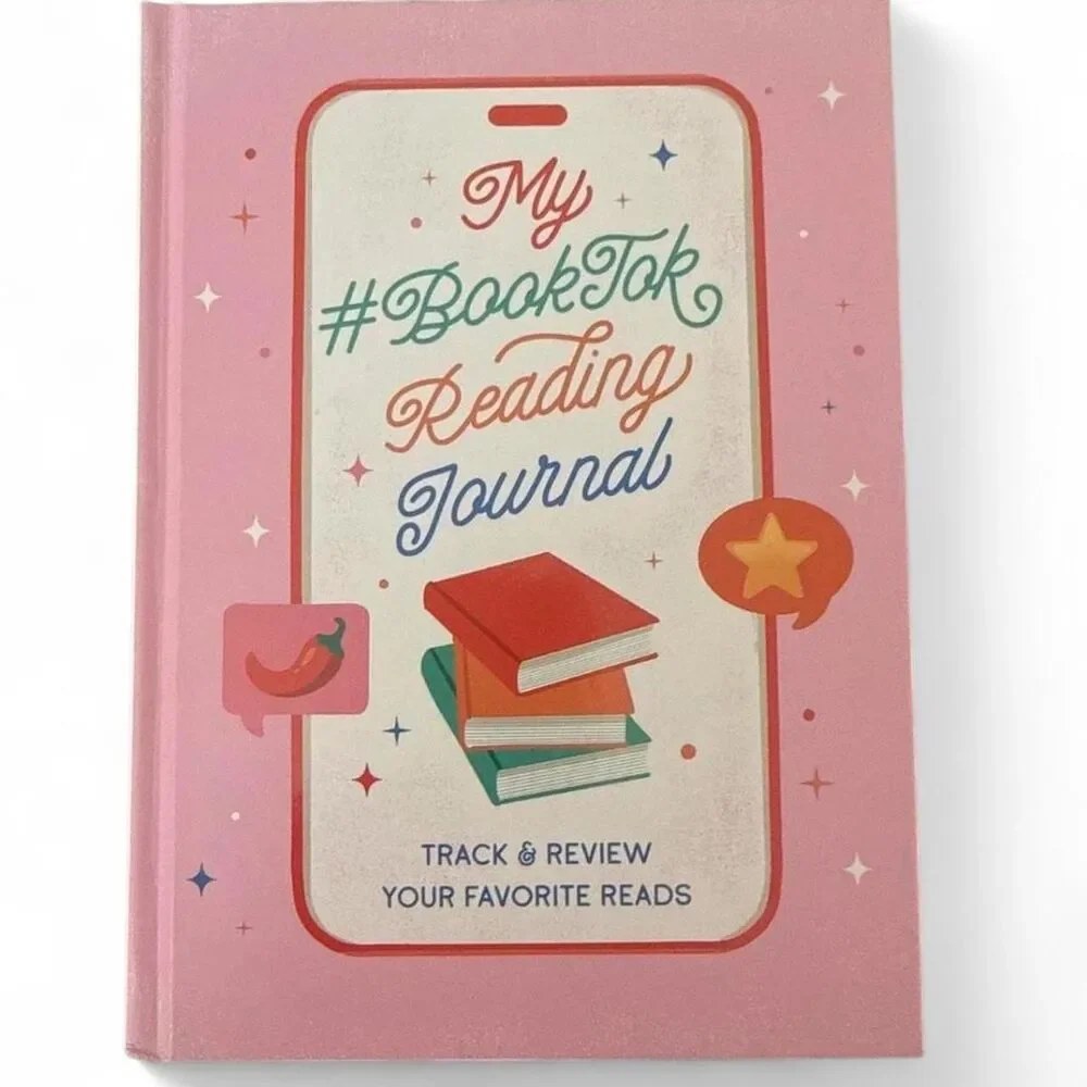 My BookTok Reading Journal Hardcover Reading Log Book Review Tracker Pink